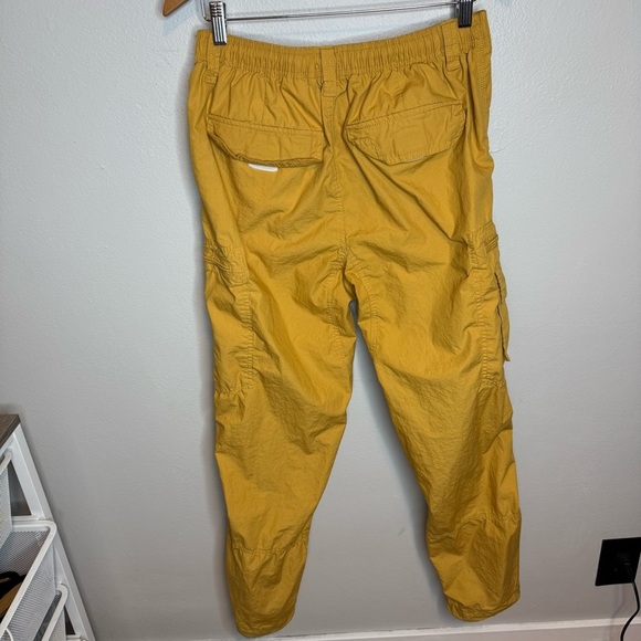Urban Outfitters Standard Cloth Technical Cargo Pant Mens Gold - Picture 11 of 15